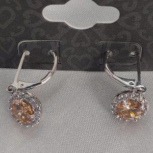 Citron Yellow Nov Birthstone Earrings